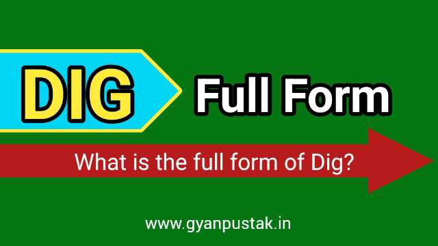 DIG Full Form in Hindi, DIG Ka Full Form, डीआईजी क्या होता है, D I G full form in Hindi, DIG Full Form in Hindi meaning